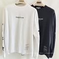2021 Autumn Casual Wholesale Custom T-shirts Sport LongSleeve Knit Working Clothes Men's sweatshirt